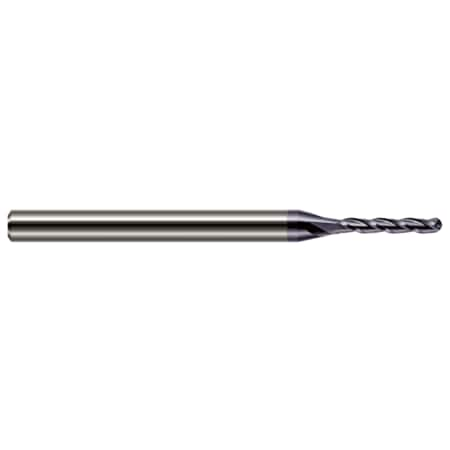 Miniature End Mill - Ball - Long Flute, 0.0200, Length Of Cut: 0.1000